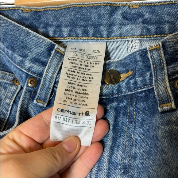 Carhartt Men’s Class Denim Jeans- Size 34x32 - Picture 5 of 8